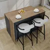 Roomart CORTADO – wyspa kuchenna o szerokości 120 cm, dąb Podgląd zdjęcia produktu 5