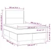Boxspringbett mit Matratze & LED Taupe 120x200 cm Stoff Produktbild-Vorschau 8