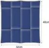 50 Airlaid Besteckservietten Bestecktaschen blau Produktbild-Vorschau 3