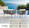 tectake® Garten-Loungeset Sundo im Rope-Design mit Produktbild-Vorschau 2