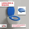 Grafner WC Sitz aus MDF stabile Qualität Blue Droplets Produktbild-Vorschau 6