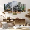 Bild auf Leinwand - Leinwandbild - 5 Teile - Alt Lokomotive Produktbild-Vorschau 7