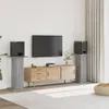 vidaXL Pied de haut-parleur 2 pcs. Gris Sonoma 30x30x80cm Voir les images du produit 2