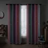 Rideaux occultants avec étoiles,avec œillets,rideaux pour Voir les images du produit 6