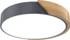 JOIEYOU Plafonnier LED en bois 48W Plafonnier blanc froid Voir les images du produit 1