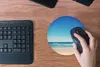 MuchoWow® Mauspad Mousepad Strand - Meer - Blau 20x20 cm - Produktbild-Vorschau 4