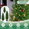 XINZI Plante artificielle Cyprès artificiel en pot 150 cm Voir les images du produit 4