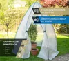 Westmann Überwinterungszelt & Foliengewächshaus Olive Weiß Produktbild-Vorschau 3