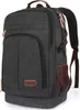 Herren Canvas 17.3 Zoll Laptop Rucksack 35L Schulrucksack Produktbild-Vorschau 1