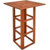 CASARIA® Stehtisch Holz 110 cm Hoch 75 x 75 cm Eckig Massiv Produktbild-Vorschau 14