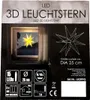 LED Weihnachtsstern Gold Ø 25cm Stern Faltstern Innen und Produktbild-Vorschau 1