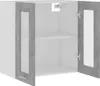 Hängeglasschrank Betongrau 60x31x60 cm Spanplatte Produktbild-Vorschau 8