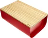 Alessi BG03 R Mattina Brotkasten, Stahl, Bambusholz, rot, Produktbild-Vorschau 6