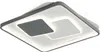 A modern, square-shaped ceiling light with a layered design and integrated LED lighting. Produktbild-Vorschau