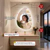 WISFOR Asymetrické LED zrcadlo do koupelny, rozměry 55x77 Náhled obrázku produktu 7