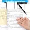 400 Blatt transparente Haftnotizen, für Schulbedarf, Produktbild-Vorschau 3