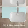 Lavabo da parete HOROW, 72 x 45 cm, con ripiano integrato, Anteprima dell’immagine prodotto 2