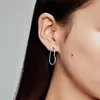 PANDORA JEWELRY Mod. ASYMMETRICAL HEART HOOP EARRINGS Produktbild-Vorschau 5