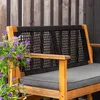 di volio zahradní lavice Teracina 120 cm - černá/šedá Náhled obrázku produktu 6