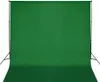 vidaXL Fotohintergrund ohne Ständer Baumwolle Grün 300x300 Produktbild-Vorschau 1