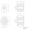 TEDGUM Querlenker-Hülse 00513287 Hinten beidseitig Vorne Produktbild-Vorschau 7
