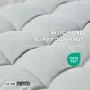 HOMESCAPES 2er Bankauflage grau 100% Baumwolle Produktbild-Vorschau 3