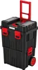 A black and red rolling toolbox is shown against a white background. Produktbild-Vorschau