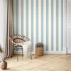 NEWROOM Tapete Junia Blue Blau Vliestapete - Streifen Produktbild-Vorschau 4