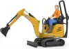 Mikrokoparka Bruder JCB 8010 CTS i robotnik budowlany Podgląd zdjęcia produktu 4
