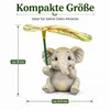 Cartoon Tier Regenschirm Dekofigur aus Harz, Garten- und Produktbild-Vorschau 2