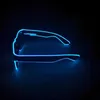 Leuchtende Brille LED-Gadget Party lustige blaue Rahmen St. Produktbild-Vorschau 9