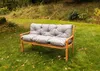 Gartenbankauflage 110x50x50, Bankauflage Grau, Produktbild-Vorschau 8