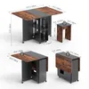 Mondeer Table de salle à manger avec 4 tabourets Gain de Voir les images du produit 3