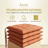 Lavea® Sitzkissen 40x40 cm - 8er Set,  mit Stoffbändern – Produktbild-Vorschau 6