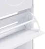 A close-up view of the interior mechanism of a white shoe cabinet. Anteprima dell’immagine prodotto