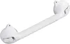 A white grab bar with green indicator lights on suction cups, isolated on a white background. Produktbild-Vorschau