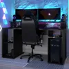 Bureau de jeu LevelUp 150cm - noir Voir les images du produit 2
