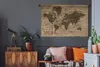 MuchoWow® Wandteppich Wandbehang Weltkarte - Retro - Produktbild-Vorschau 5