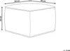 BELIANI Puf jasnobeżowy welurowy 50 x 50 x 30 cm Podgląd zdjęcia produktu 6