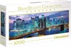 A product box for a 1000-piece panorama puzzle featuring the Brooklyn Bridge at night. Náhled obrázku produktu