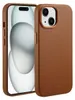 Accezz MagSafe Leather Backcover iPhone 15 - Sienna Brown Produktbild-Vorschau 1