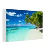 MuchoWow® - Leinwandbilder - Palmen - Strand - Meer - Produktbild-Vorschau 1