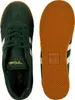 A top-down view of a pair of green Gola sneakers, with one shoe showing the interior and the other showing the sole. Produktbild-Vorschau