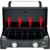 Camping Gaz Plancha Onyx 2 nero per CP 250 Anteprima dell’immagine prodotto 2