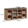 Armoire À Chaussures Avec Siège Banquette Moderne Chêne Voir les images du produit 2
