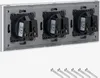 Navaris Glas Schuko Steckdose dreifach - mit Produktbild-Vorschau 3