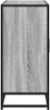 A side view of a gray wooden sideboard with a black frame. Produktbild-Vorschau
