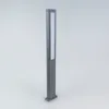 A modern, rectangular bollard light with a frosted white light panel on a plain light gray background. Anteprima dell’immagine prodotto