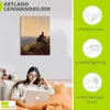 ARTland Leinwandbild Friedlicher Abend Größe: 45x60 cm Produktbild-Vorschau 3