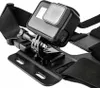 A close-up shot of a black chest mount harness with a GoPro camera attached. Anteprima dell’immagine prodotto